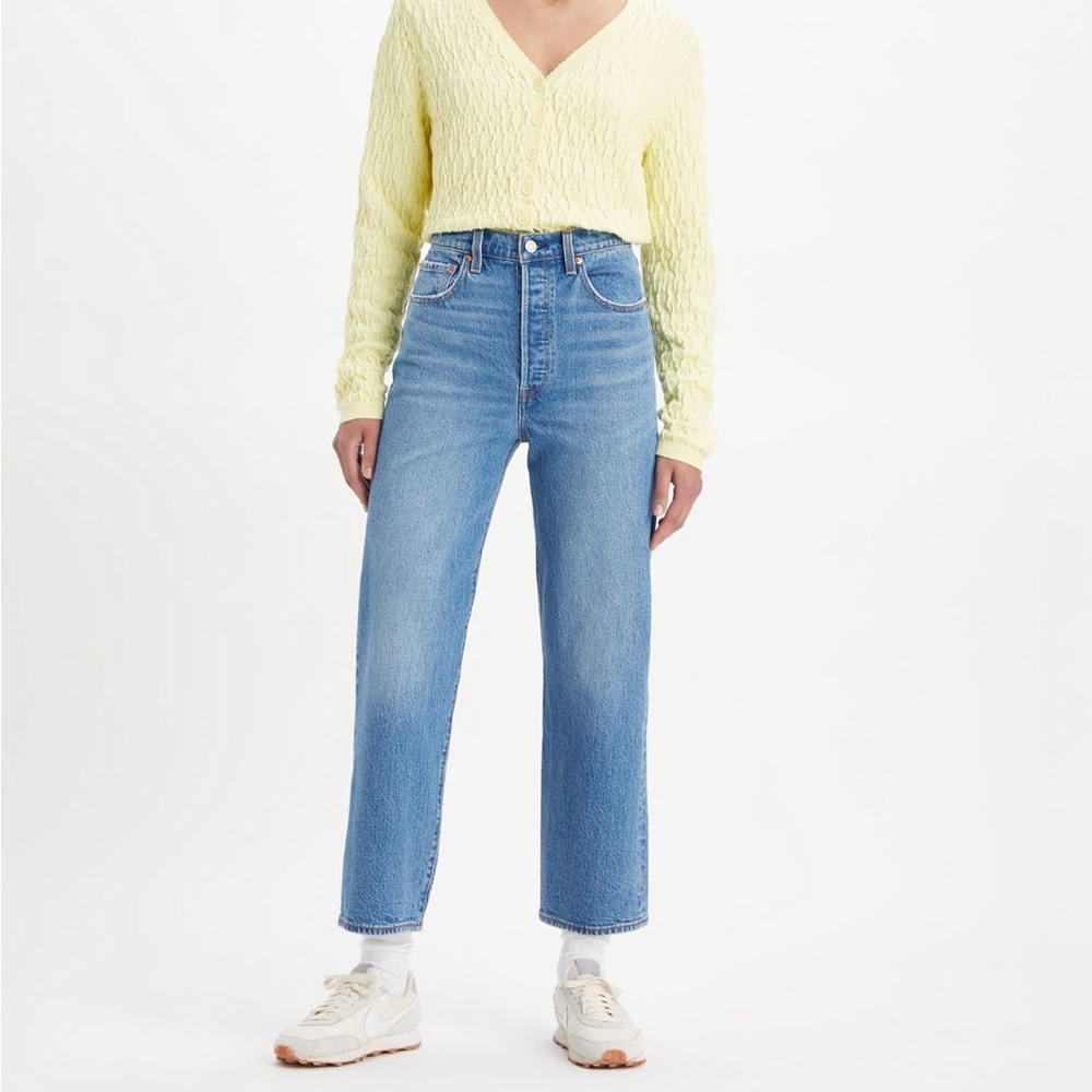 LEVI RIBCAGE ANKLE STRAIGHT JEANS